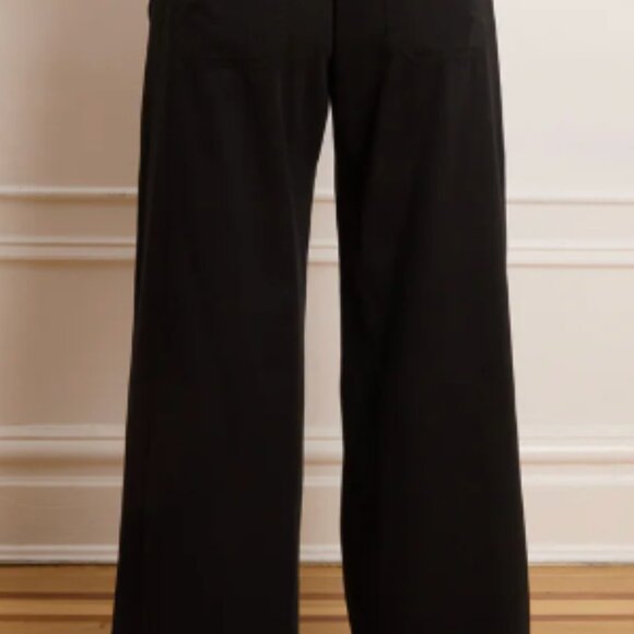 LOUP ---Rachel Elastic Waist Carpenter Pant in Black NWT  LGE (fits like medium) - Picture 6 of 7